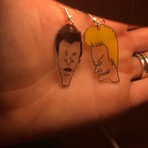 Beavis and Butthead handmade earrings